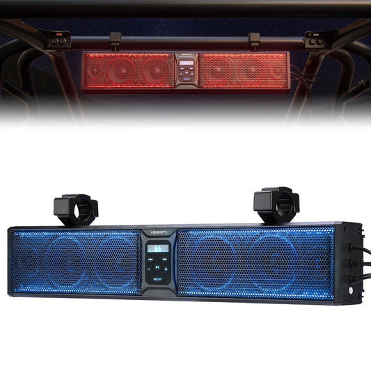 Kemimoto 6 Speaker 26 Inch RGB Bluetooth Sound Bar Maverick/X3/