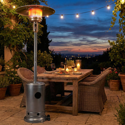 50 000 BTU Patio Propane Gas Heater with Stainless Steel Burner