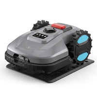 Robot Lawn Mower with App Control – Adjustable Cutting Height, Auto-Charging, Obstacle Detection & Smart Scheduling – Ideal for Lawns up to 1/8 Acre — Studio Shot