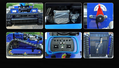 550mm Self-Propelled Remote-Controlled Lawn Mower for Small Household Gardens Outdoor Maintenance Robot