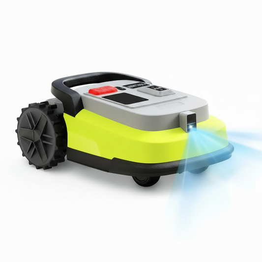 Robot Lawn Mower, RTK+AI Vision Robot Mower for Accurate Navigation & Obstacle Avoidance, No Perimeter Wire, Smart APP Control, Automatic Grass Cutting for Large Lawns, 55% Slopes, 52Db Quiet