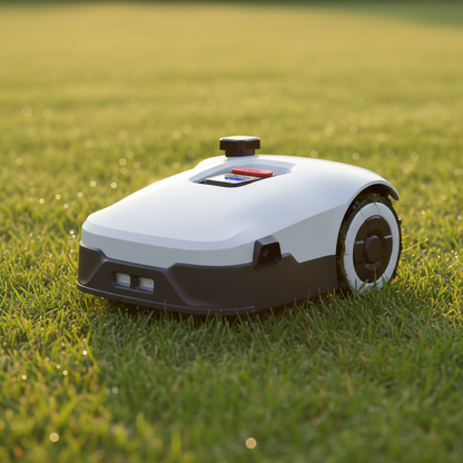 Robot Lawn Mower NO Wire - 0.9 Acre, Full Band Rtk+4-Eye Vision Robotic Lawnmower, Automatic Mapping, 30 Multi-Zone Management, Accurate Obstacle Avoidance, Intelligent Anti-Theft, APP Control